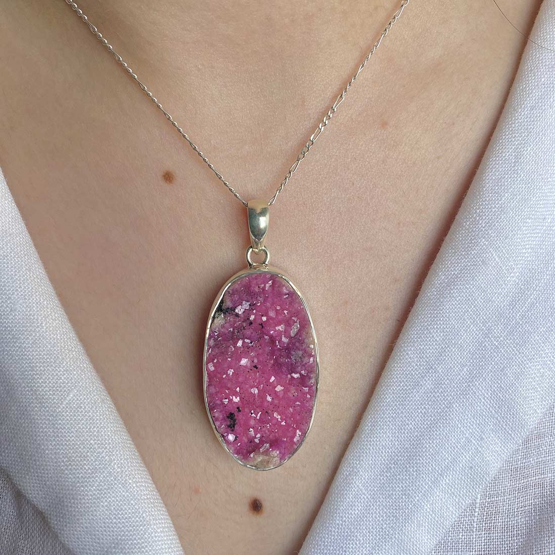 Cobalt Calcite Pendant-(CBC-P-20.)